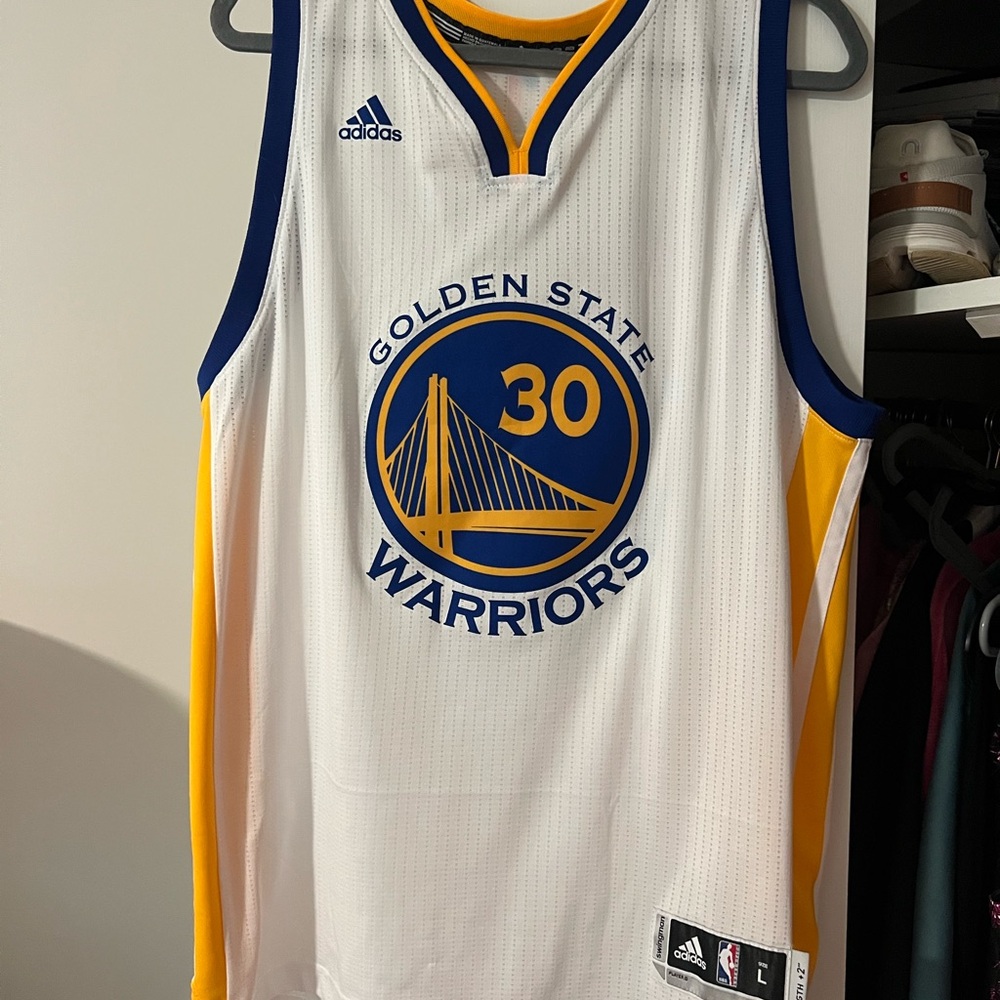 Steph Curry Golden State Warriors White Jersey